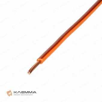 Провод ПГВА сечение 0.75, оранжево-коричневый