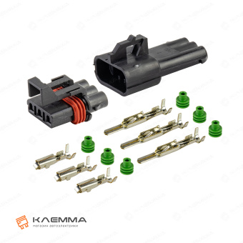 Разъем влагозащищенный 3-контактный SEAL 2.8 (MTA). 4423550_KIT_03