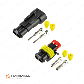 Разъем 2-контактный SUPERSEAL 1.5 (MTA). 4423640_KIT_03
