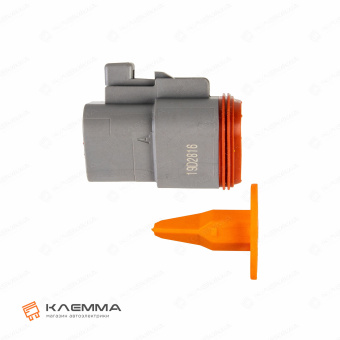 Корпус разъема DT 3-контактного с защелкой W3S мама (Deutsch). DT06-3S+W3S_03