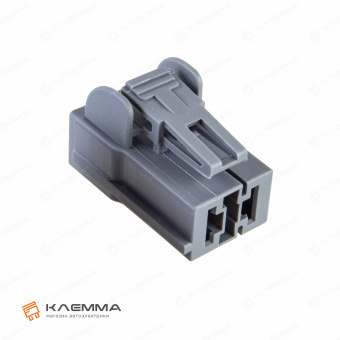 Корпус разъема 2-контактного POWER мама (MTA) серый без замков. 4540345_02