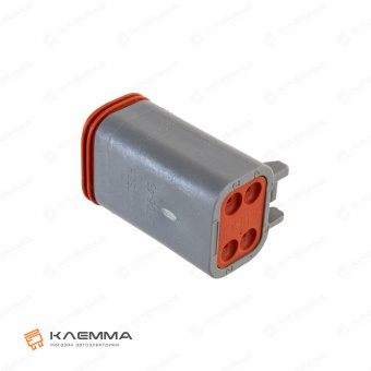 Корпус разъема DT 4-контактного мама (Deutsch). DT06-4S_03
