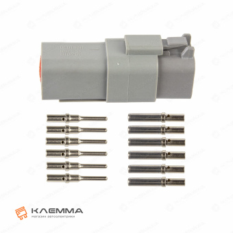 Разъем вп 6-контактный DT (Deutsch) 0.5-1.0 мм2. DT06-6_KIT.41_04