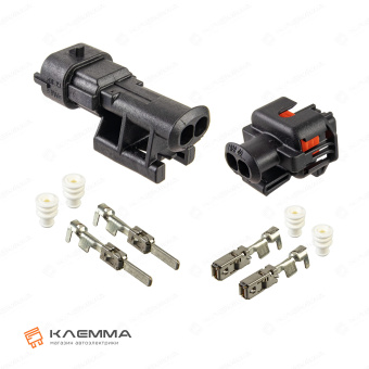 Разъем 2-контактный мама-папа (Bosch) сечение 1.5-2.5 мм2. 1 928 403 874_KIT.42_05