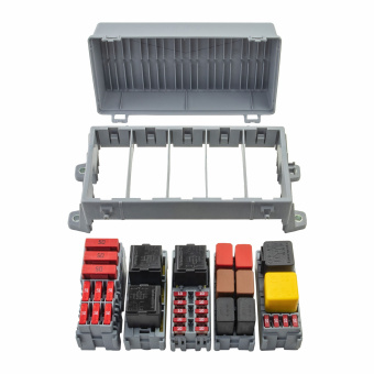 Рамка под модули 5-секционная с крышкой (MTA) комплект. 0301450_KIT_09