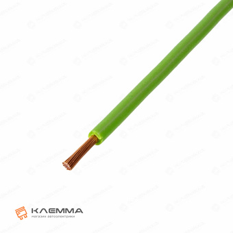 Провод ПГВА сечение 1.0, зелёный