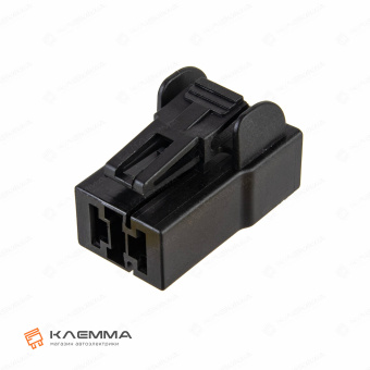 Корпус разъема 2-контактного POWER мама (MTA) черный без замков. 4540305_01