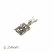 Клемма неизолированная F630E (MTA) сечение 0.75-1.5 мм2