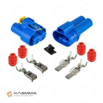 Разъем 2-контактный POWER WP 800 мама-папа (MTA). 4540110_KIT_03