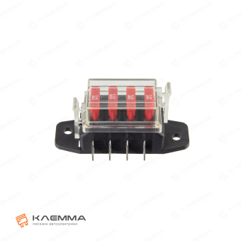 Блок монтажный 4 предохранителя UNIVAL боковой вывод (MTA). 0100610_13