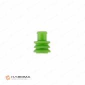 Уплотнитель для клемм SuperSeal 1.5 Dотв=5.5 мм (TE) провод 1.2-1.6 мм, цвет зелёный