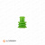 Уплотнитель для клемм SuperSeal 1.5 Dотв=5.5 мм (TE) провод 1.2-1.6 мм, цвет зелёный