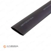 Термоусадочная трубка с клеевым слоем ТТК (3:1) 20/6 (КВТ) цвет чёрный, метр