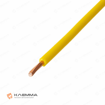 Провод ПГВА сечение 1.5, жёлтый