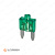 Предохранитель флажковый Mini с индикатором (LittelFuse) 30А