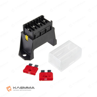 Блок монтажный 4 предохранителя UNIVAL осевой вывод (MTA). 0100540_01