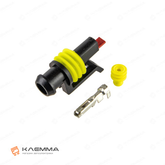 Разъем 1-контактный SUPERSEAL 1.5 мама (MTA). 3050124_02