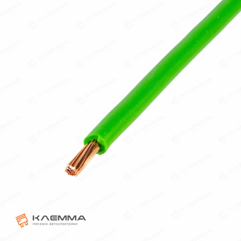 Провод ПГВА сечение 2.5, зелёный