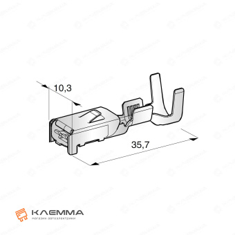 Клемма низ MAXI F800 WP (MTA) 3.0-6.0 мм2. 1107410_20