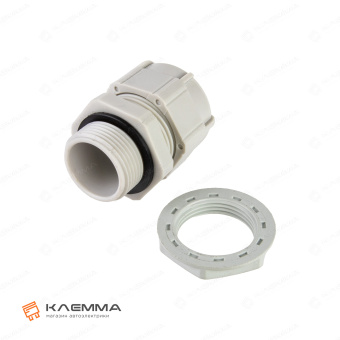 Кабельный ввод серый (BM-Group) М25 для трубки 13-18 мм. BM-4725_KIT_02