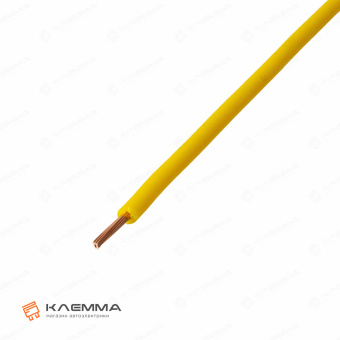 Провод ПГВА сечение 0.5, жёлтый