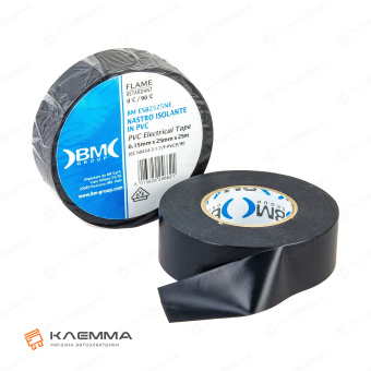 Изолента ПВХ 25 мм 25 м (BM-Group) цвет чёрный. BM-ESB2525NE_01