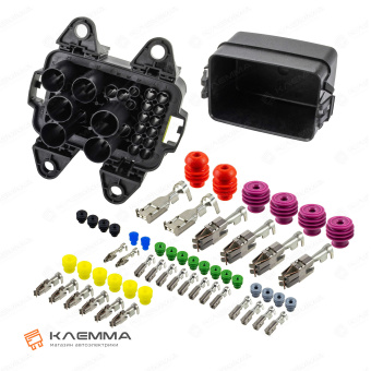 Блок для 6 предохранителей MINI, 1 MAXI, 2 реле MAXI и 1 MICRO (MTA). 0101491_KIT_04