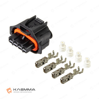 Разъем 4-контактный мама (Bosch) сечение 1.5-2.5 мм2. 1 928 403 736_KIT.12_01