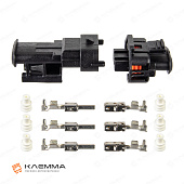 Разъем влагозащищенный 3-контактный (Bosch) сечение 1.5-2.5 мм2