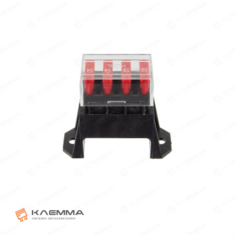 Блок монтажный 4 предохранителя UNIVAL осевой вывод (MTA). 0100540_08