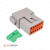 Корпус разъема DT 12-контактного с защелкой W12P папа (Deutsch). DT04-12PA+W12P_03