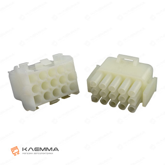 Корпус разъема 15-контактного Universal MATE-N-LOK мама (TE). 1-480711-0_04