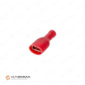 Клемма изолированная закрытая PUSH ON L-6.3 "мама" (MTA) сечение 0.25-1.0 мм2