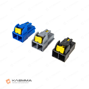 Корпус разъема силового 2-контактного POWER мама (MTA) с CPA_04