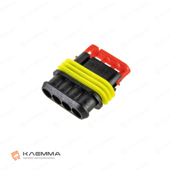 Корпус разъема 4-контактного SUPERSEAL 1.5 мама (MTA). 4423680_02