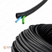 Гофра разрезная PPmod стандартный профиль (Schlemmer) диаметр 7.5 мм, бухта 200 метров