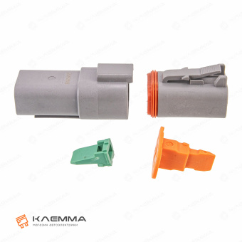 Корпус разъема DT 4-контактного папа (Deutsch). DT04-4P_04
