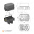 Блок для 6 предохранителей MINI, 1 MAXI, 2 реле MAXI и 1 MICRO (MTA). 0101491_KIT_12 Блок для 6 предохранителей MINI, 1 MAXI, 2 реле MAXI и 1 MICRO (MTA). 0101491_KIT_12