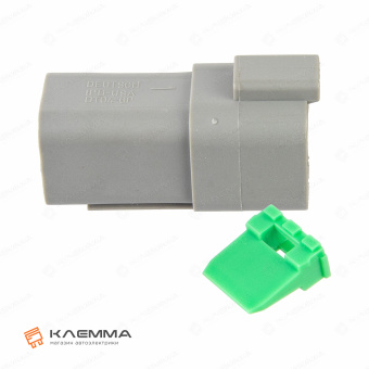 Корпус разъема DT 6-контактного с защелкой W6S мама (Deutsch). DT06-6S+W6S_02