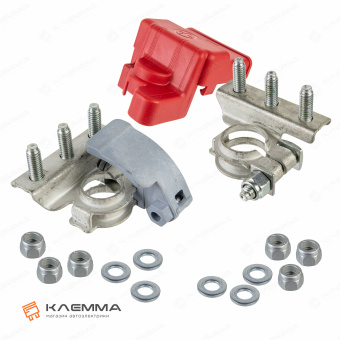 Комплект клемм АКБ с винтами M666-M666-Б. 15077XX_KIT.01b_02