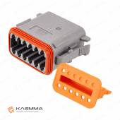 Корпус разъема DT 12-контактного с защелкой W12S "мама" (Deutsch)