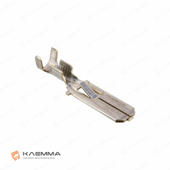 Клемма неизолированная Faston M6.3 с замком CuZn-Sn (TE) сечение 0.8-2.5 мм2. 42098-2_01