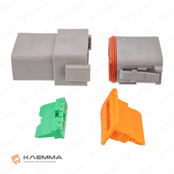 Корпус разъема DT 12-контактного мама (Deutsch). DT06-12SA_04