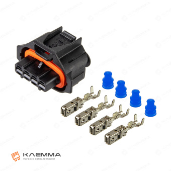 Разъем 4-контактный мама (Bosch) сечение 0.5-1.0 мм2. 1 928 403 736_KIT.11_01