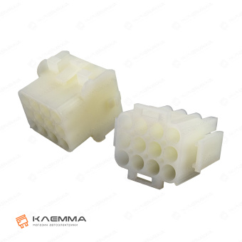 Разъем 12-контактный Universal MATE-N-LOK мама-папа (TE). 1-480709-0_KIT2_04