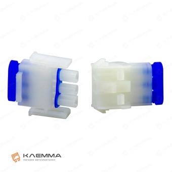 Разъем 3-контактный Universal MATE-N-LOK мама-папа (TE). 1-480701-0_KIT2_10