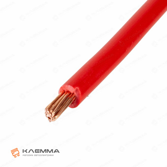 Провод ПГВА сечение 6.0, красный