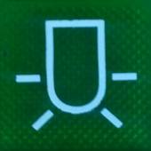Пиктограмма функция "Rotating beacon", цвет зеленый