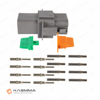 Разъем вп 8-контактный DT (Deutsch) 0.5-1.0 мм2. DT06-8_KIT.41_04