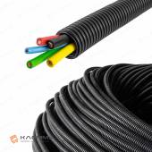 Гофра неразрезная PPmod стандартный профиль (Schlemmer) диаметр 13.0 мм, бухта 200 метров